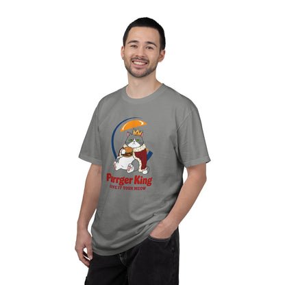 Purrger King Parody T-Shirt  'Have It Your Meow' Cat Royalty Graphic Tee