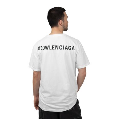 Meowlenciaga Cat Graphic T-Shirt | Streetwear Hoodie Cat Illustration
