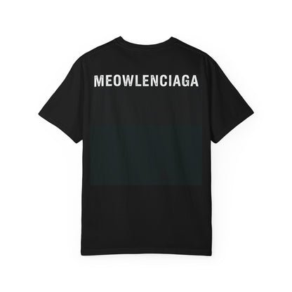 Meowlenciaga Cat Graphic T-Shirt | Streetwear Hoodie Cat Illustration